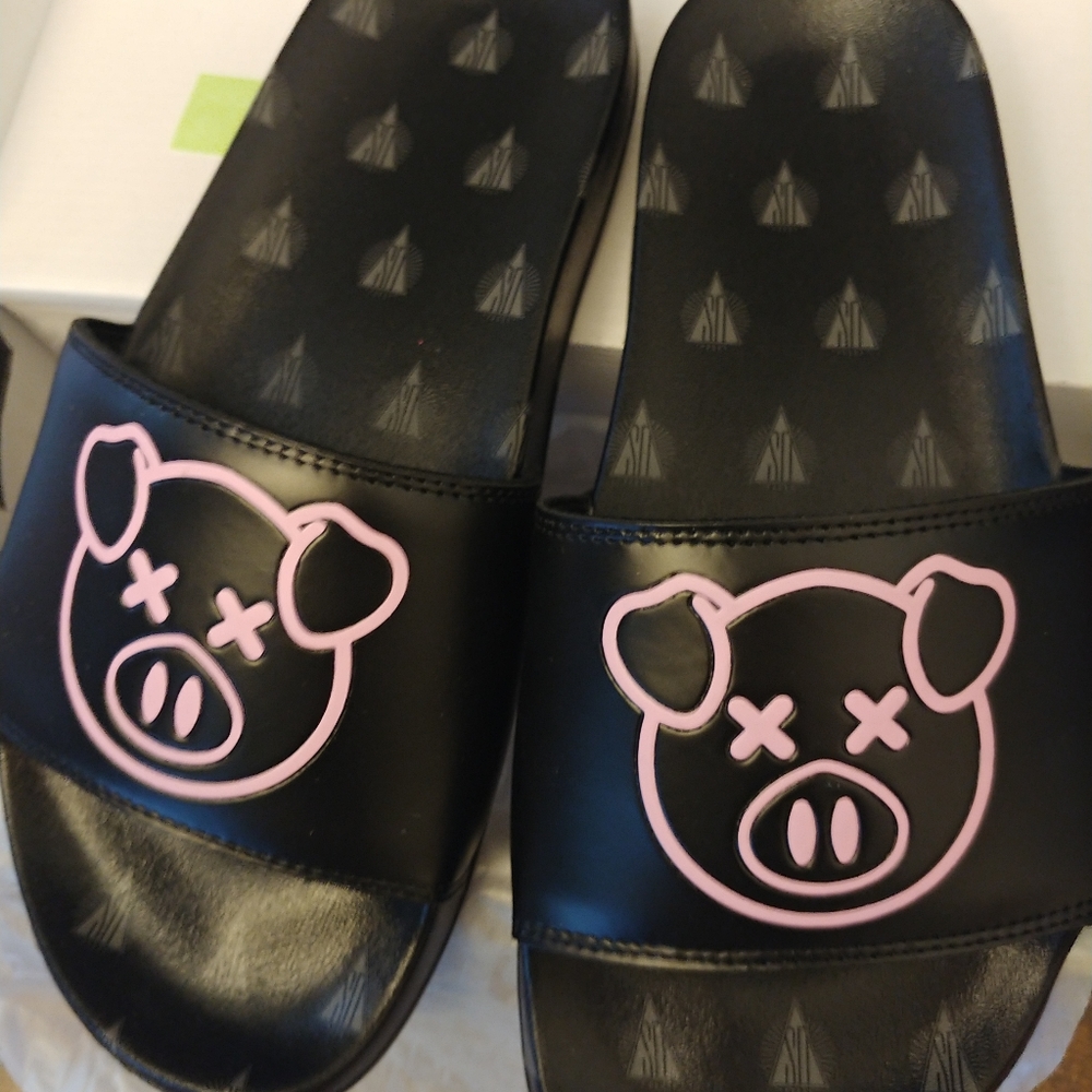 Jeffree Star X Shane black Slides brand new